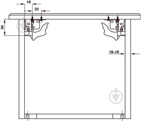 Напрямна кулькова Hafele 433.10.537 WOODPRO L-350 мм з кліпсами - фото 3