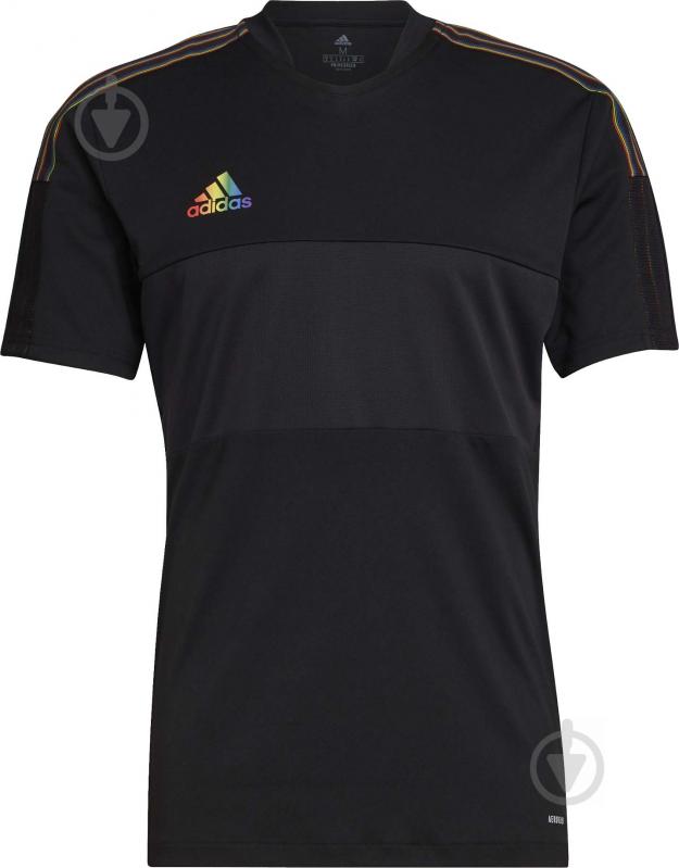 Футболка Adidas TIRO JSY PRIDE GS4721 р.S черный - фото 3