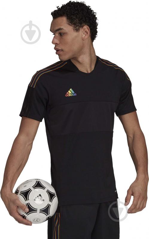 Футболка Adidas TIRO JSY PRIDE GS4721 р.S черный - фото 7