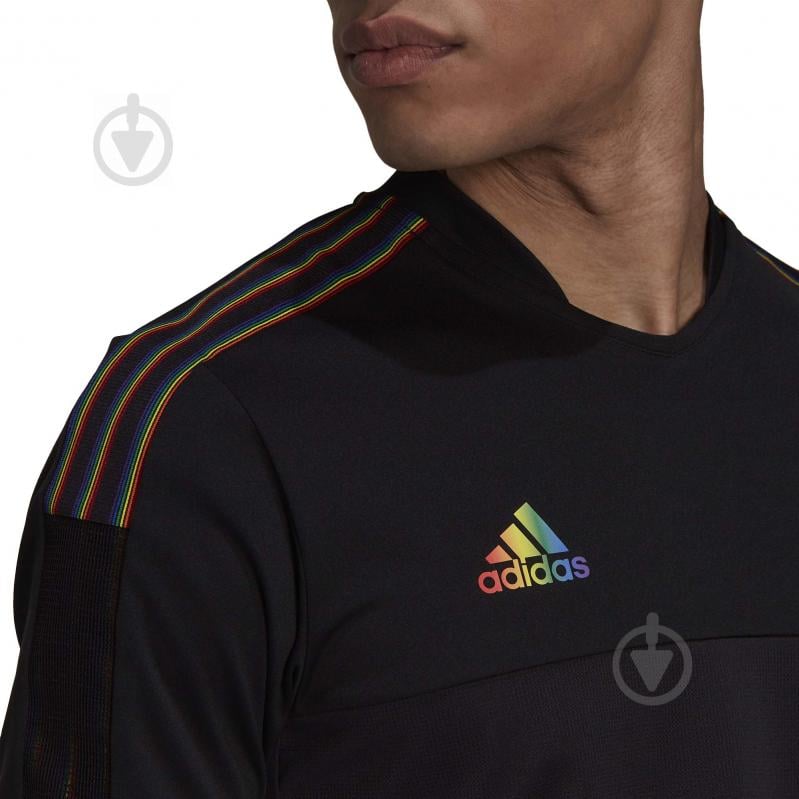 Футболка Adidas TIRO JSY PRIDE GS4721 р.S черный - фото 8