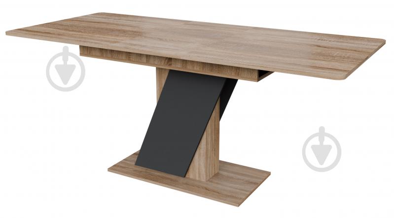 Стіл обідній Детройт 1380(1780)x780x750мм графіт/дуб сонома - фото 3 Стіл обідній Детройт 1380(1780)x780x750мм графіт/дуб сонома - фото 3