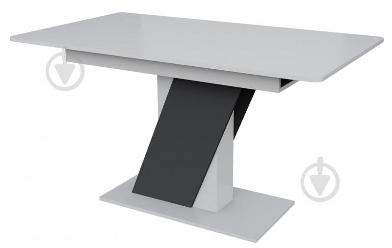 Стіл обідній Детройт 1380(1780)x780x750мм графіт/біла аляска - фото 3 Стіл обідній Детройт 1380(1780)x780x750мм графіт/біла аляска - фото 3