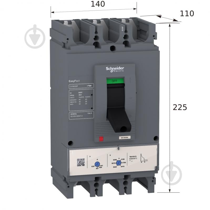 Автоматичний вимикач Schneider Electric LV540306 - фото 2