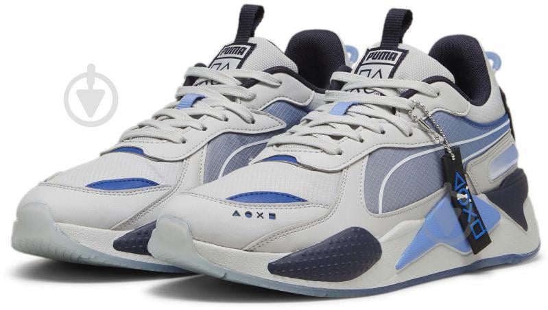 Кроссовки мужские Puma RS-X PLAYSTATION 39631101 р.42,5 серые - фото 1