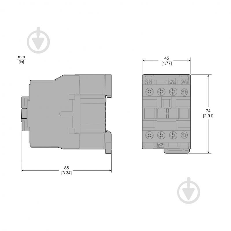 Контактор Schneider Electric LC1E2510M5 - фото 7 Контактор Schneider Electric LC1E2510M5 - фото 7