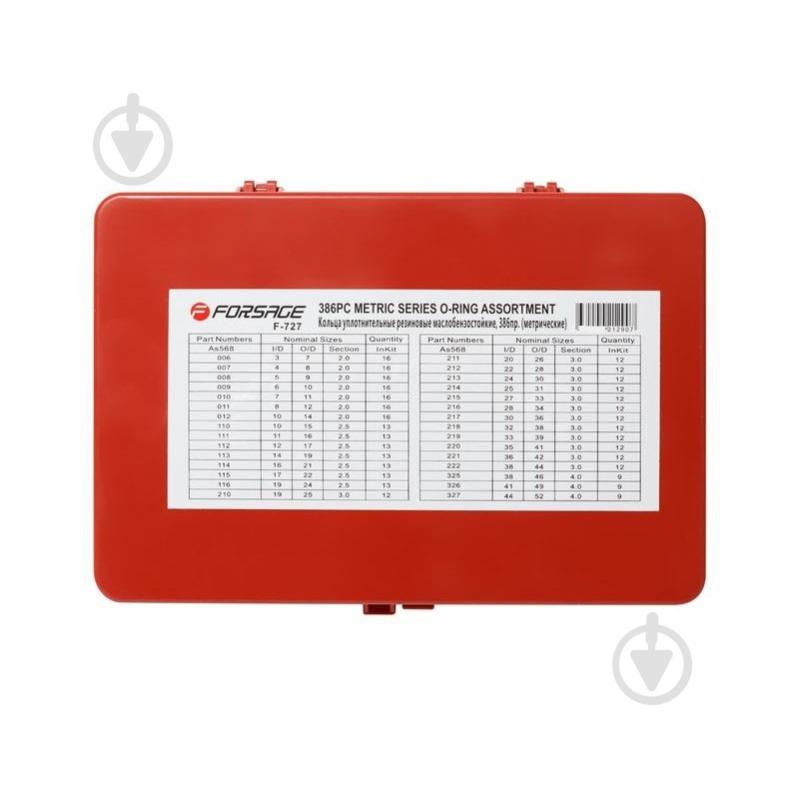 Набор уплотнительных колец маслобензостойкие (метрические) Forsage F-727 - фото 2