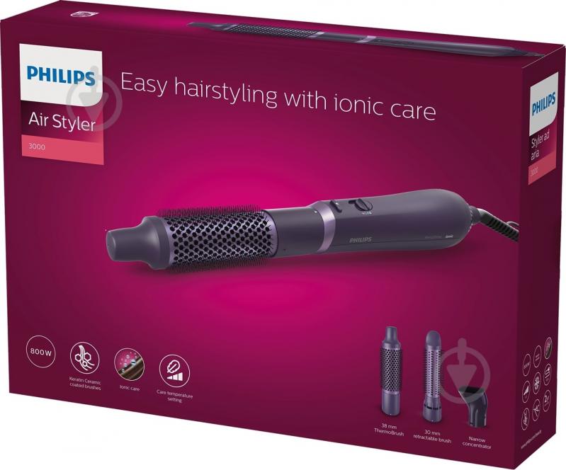 Фен-щітка Philips BHA305/00 - фото 5 Фен-щітка Philips BHA305/00 - фото 5