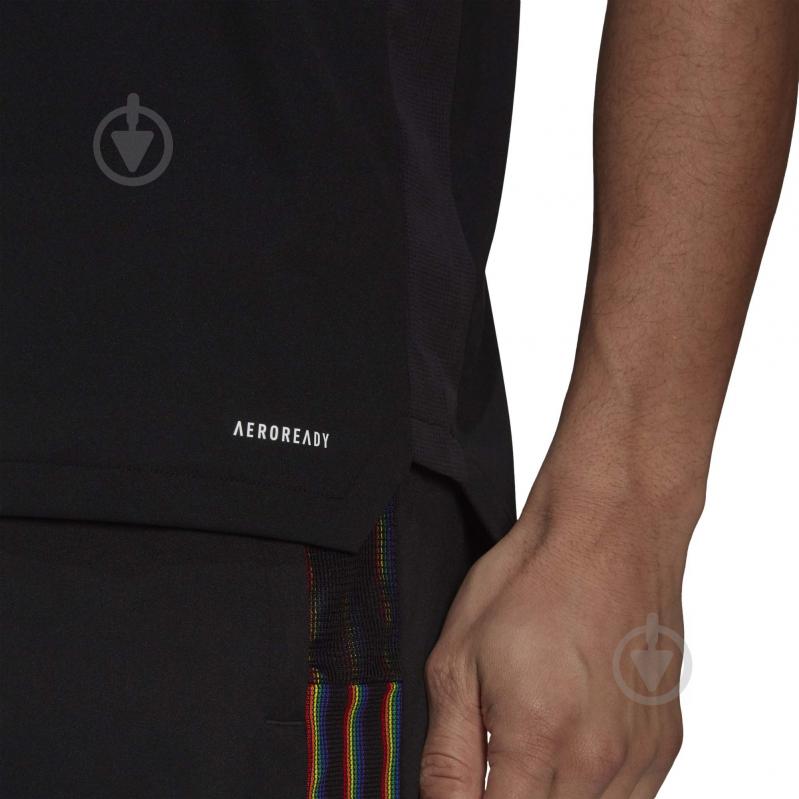 Футболка Adidas TIRO JSY PRIDE GS4721 р.XL черный - фото 9