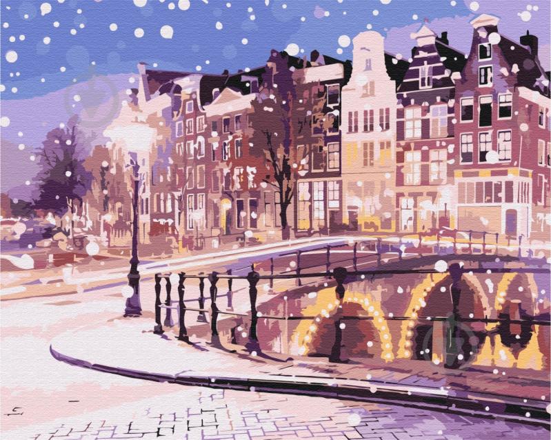 Картина за номерами Казка зимового Амстердаму 40x50 см Brushme - фото 1