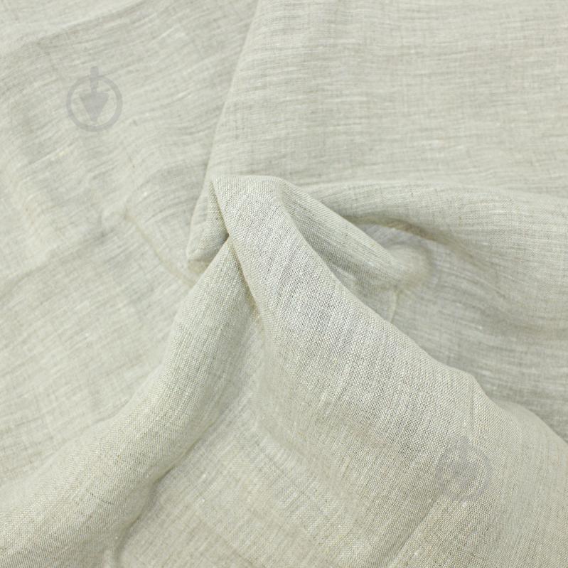 Комплект постельного белья 2х160х220 см Natural Organic Linen Grey sky темно-бежевый MirSon - фото 2