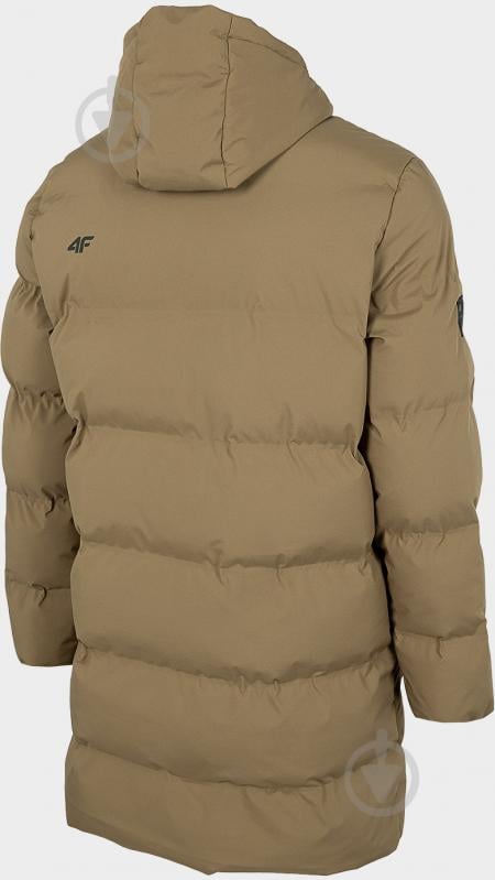 Пальто чоловіче зимове 4F JACKET KUMP010 H4Z22-KUMP010-74S р.S бежеве - фото 2