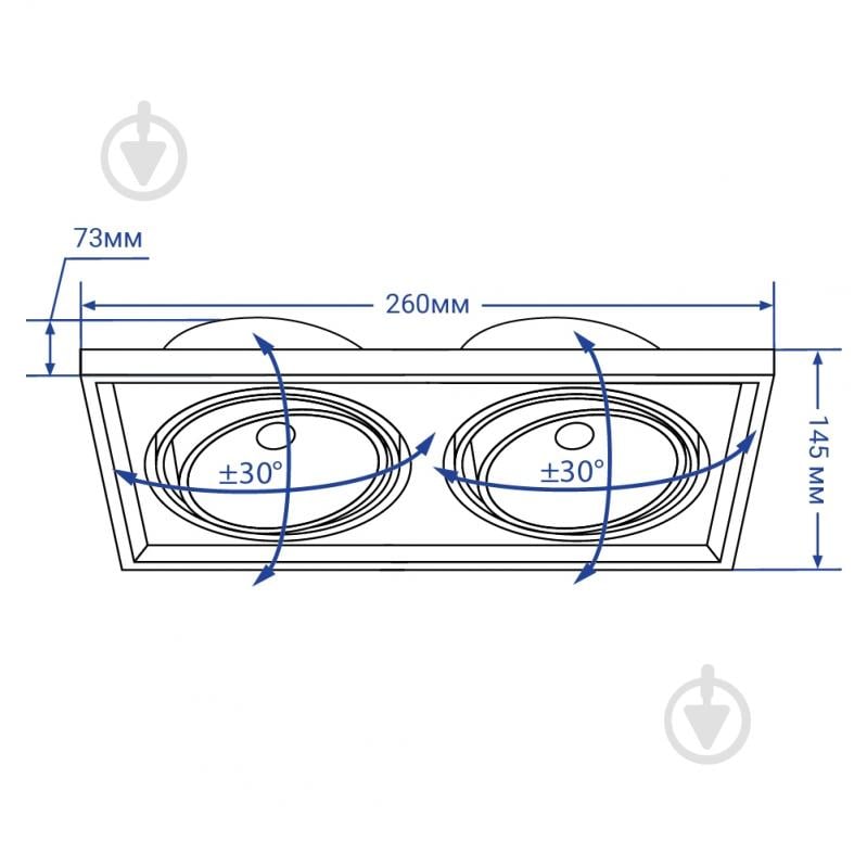 Світильник вбудовуваний (Downlight) Feron LED AL202 24 Вт 4000 К білий - фото 4