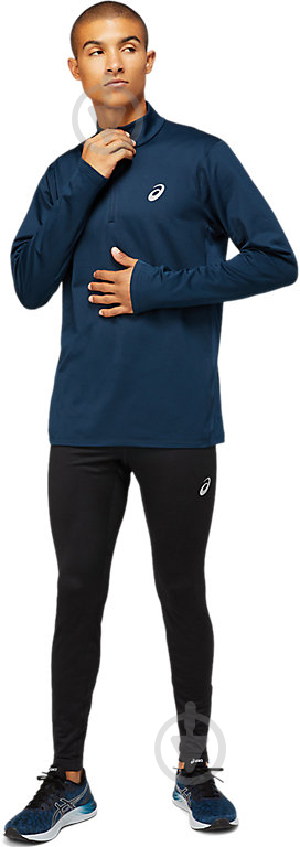 Джемпер Asics CORE LS 1/2 ZIP WINTER TOP 2011C347-400 р. M синий - фото 5