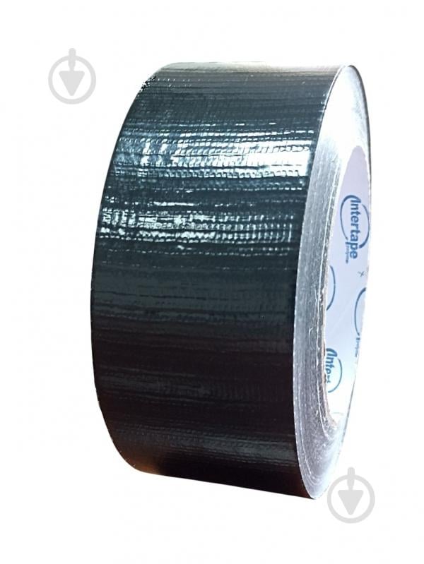 Клейкая лента армированная черная 48 мм 40 м 150 мкм - фото 1