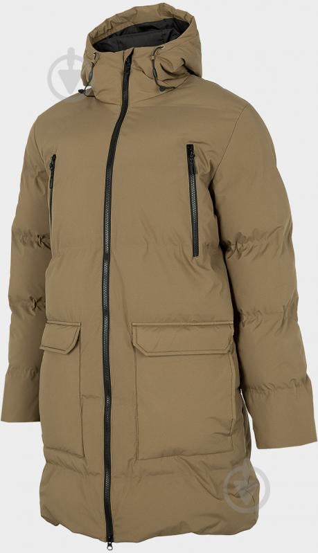 Пальто мужское зимнее 4F JACKET KUMP010 H4Z22-KUMP010-74S р.M бежевое - фото 1