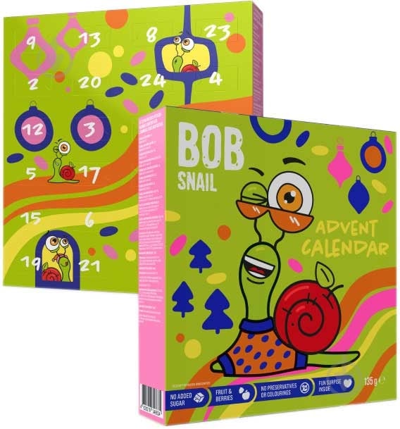 Пастила Bob Snail набор Рождественский Advent calendar 135 г 4820219347040 - фото 4