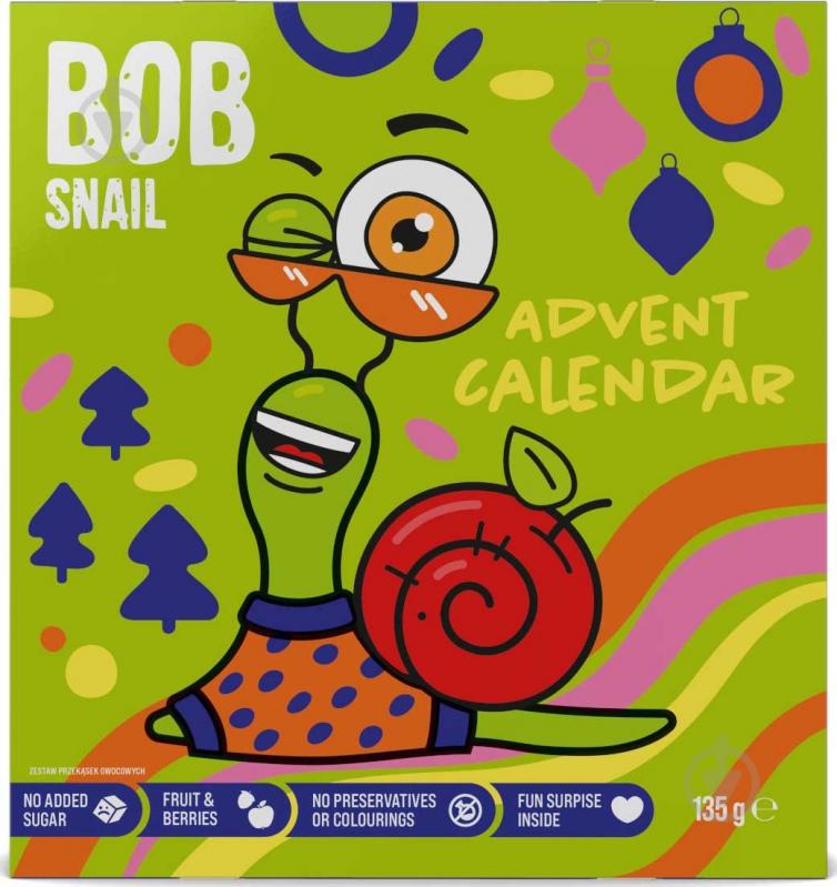 Пастила Bob Snail набор Рождественский Advent calendar 135 г 4820219347040 - фото 1