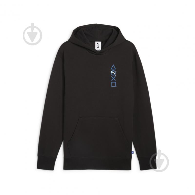 Джемпер Puma X PLAYSTATION GRAPHIC HOODIE DK 62467801 р.S черный - фото 1