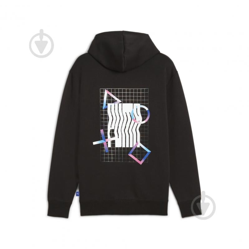 Джемпер Puma X PLAYSTATION GRAPHIC HOODIE DK 62467801 р.S черный - фото 2