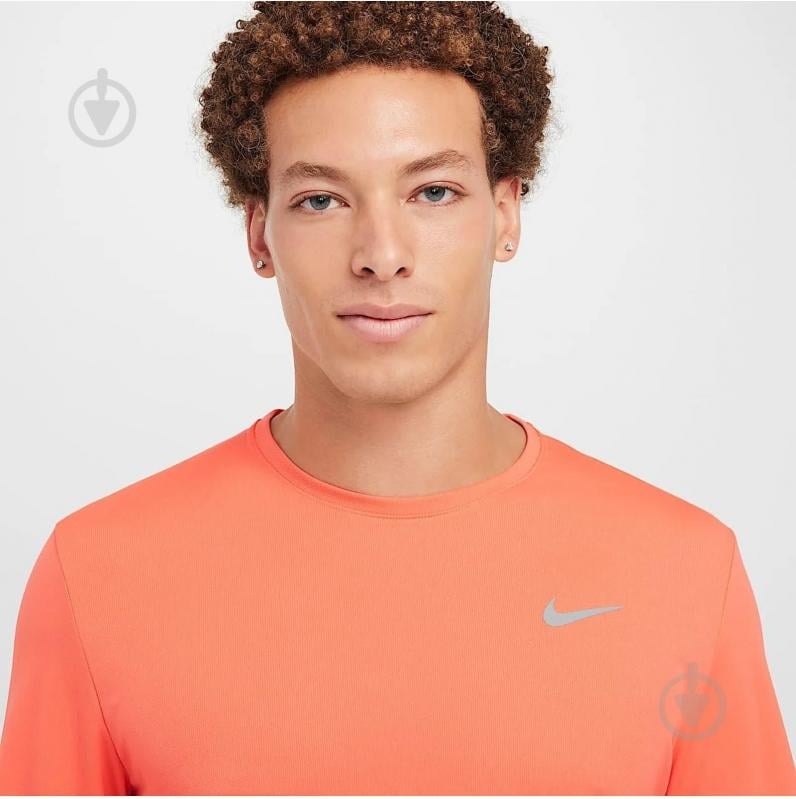 Футболка Nike Miler FB7070-643 р.L оранжевый - фото 3