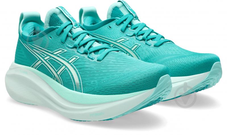 Кроссовки женские Asics GEL-NIMBUS 27 1012B753-400 р.37,5 бирюзовые - фото 4 Кроссовки женские Asics GEL-NIMBUS 27 1012B753-400 р.37,5 бирюзовые - фото 4