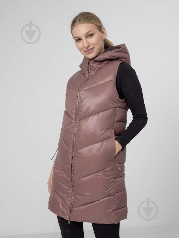 Жилет 4F WOJACKET KUDP006 H4Z22-KUDP006-64S р.XS рожевий - фото 1