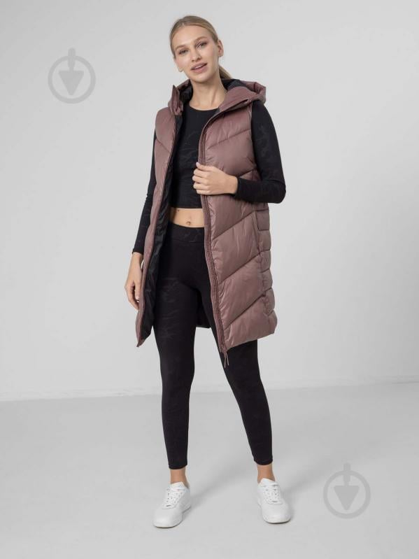 Жилет 4F WOJACKET KUDP006 H4Z22-KUDP006-64S р.XS рожевий - фото 2