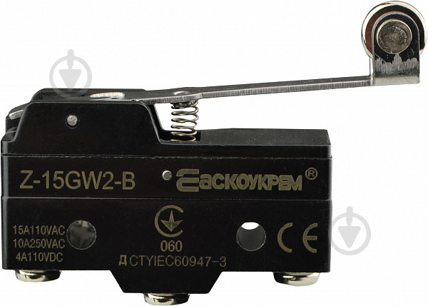 Перемикач мікро Аско-Укрем Z-15GW2-B A0050040006 - фото 1