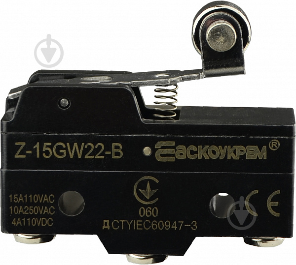 Перемикач мікро Аско-Укрем Z-15GW22-B A0050040007 - фото 1