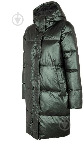 Пальто женское зимнее 4F WOJACKET KUDP011 H4Z22-KUDP011-40S р.M темно-зеленое - фото 1