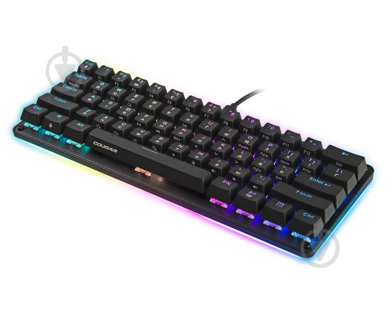 Клавиатура игровая Cougar (Puri Mini RGB) black - фото 2