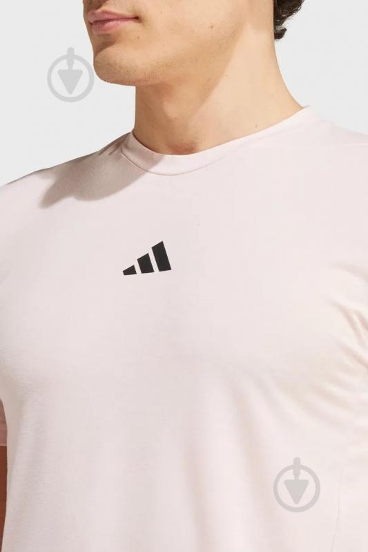 Футболка Adidas Designed for Training Workout IX9149 р.M бежевый - фото 5