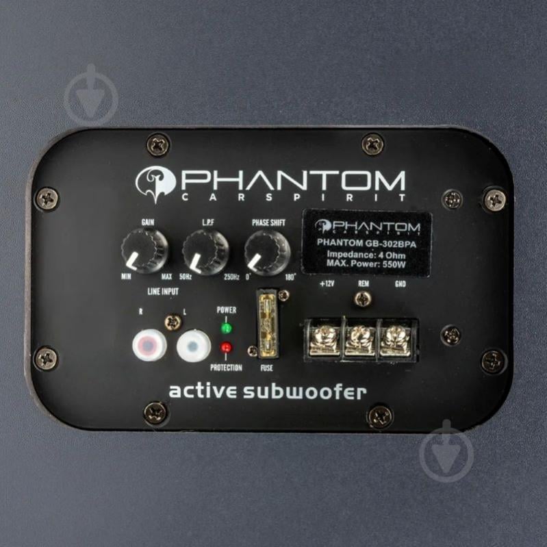 Автосабвуфер Phantom GB-302BPA - фото 9