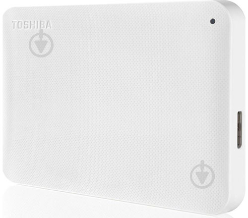 Зовнішній жорсткий диск TOSHIBA External Hard Drive Canvio Ready 1 ТБ 2,5" USB 3.0USB 2.0 (HDTP210EW3AA) white - фото 2