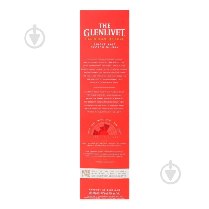 Виски The Glenlivet Caribbean Reserve у подарунковій коробці 0,7 л - фото 1 Виски The Glenlivet Caribbean Reserve у подарунковій коробці 0,7 л - фото 1