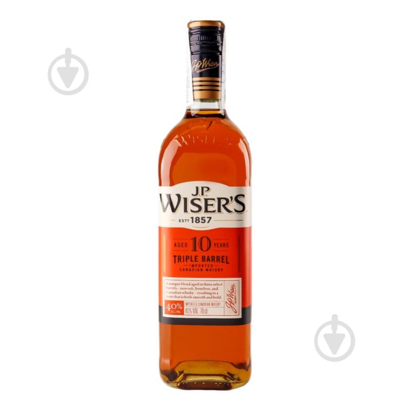 Виски J.P. Wiser's Tripple Barrel 10 років 0,7 л - фото 7 Виски J.P. Wiser's Tripple Barrel 10 років 0,7 л - фото 7