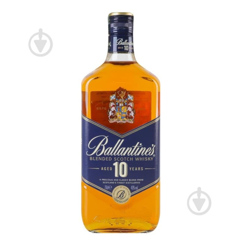 Віскі Ballantine's 10 років 0,7 л - фото 1 Віскі Ballantine's 10 років 0,7 л - фото 1