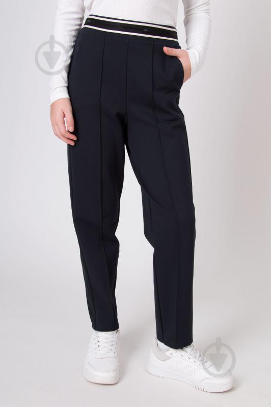 Брюки школьные Mevis 5337 (01) р.134 синий - фото 1