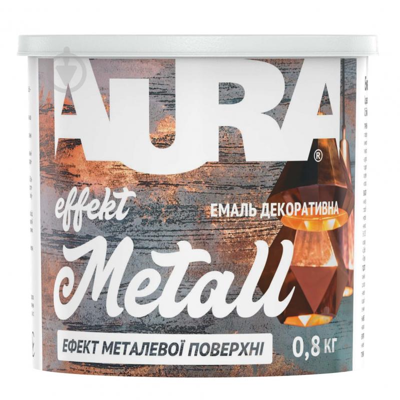 Декоративная краска Aura® Effekt Metal жемчуг 0,8 кг - фото 1