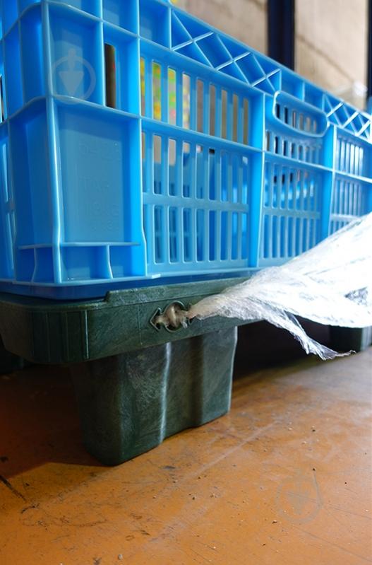 Поддон полимерный E800 1200*800*140 перф. зел. (94) Т2 - фото 6