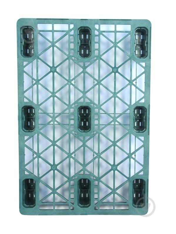 Поддон полимерный E800 1200*800*140 перф. зел. (94) Т2 - фото 5