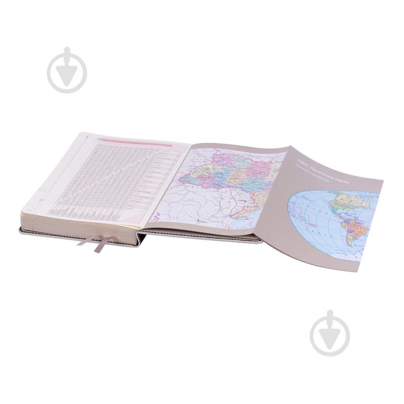 Щоденник датований Boss бежевий лінія Leo Planner A5 2021 - фото 4