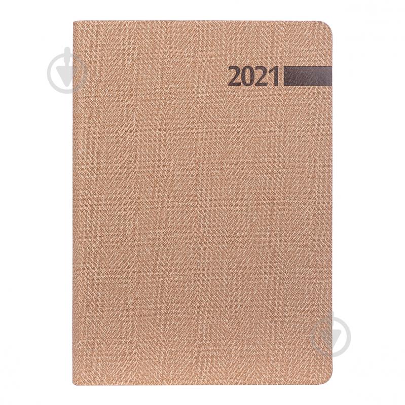 Щоденник датований Boss бежевий лінія Leo Planner A5 2021 - фото 2