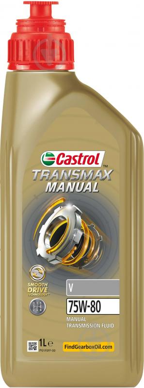 Мастило трансмісійне Castrol Transmax Manual V 75W-80 1 л (CS 75W80 TR MV 1L) - фото 1