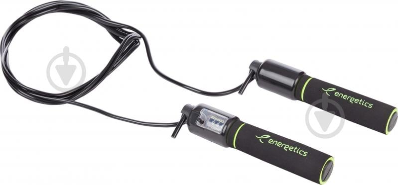 Скакалка Energetics Digital Jump Rope Foam черная 145240-904050 - фото 1