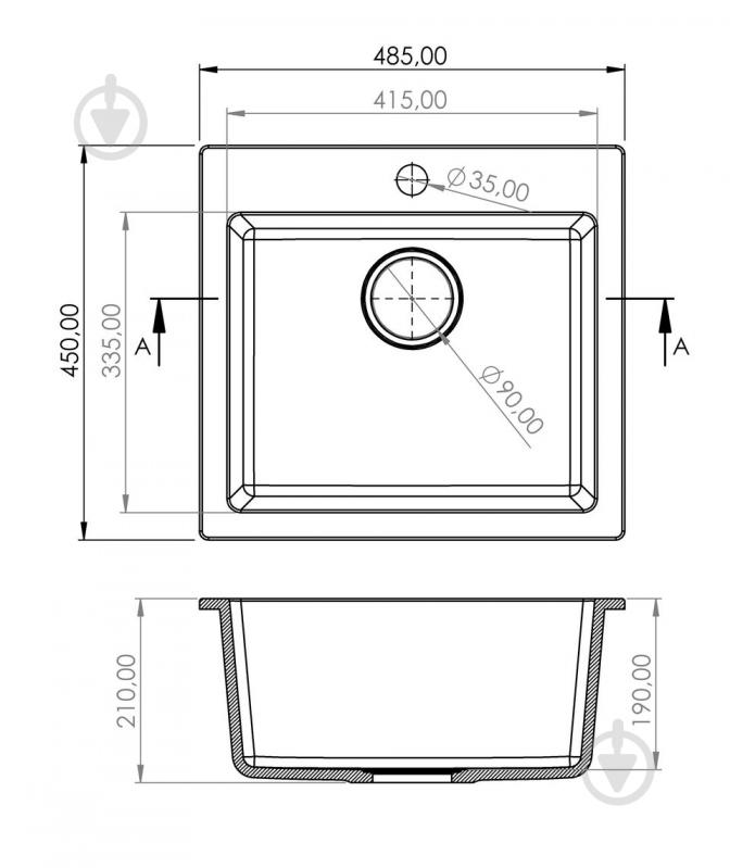 FERRUM FER.P.1K50 Sink Quality - фото 3