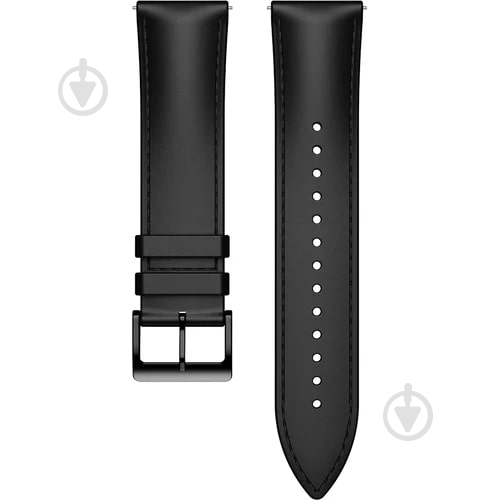 Ремешок Mobvoi 24 мм Leather Watch Band Tuxedo Black for TicWatch Pro 5 black/black (1234296) - фото 1