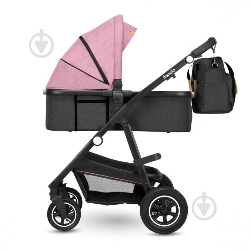 Коляска универсальная 2 в 1 Lionelo Amber Pink Rose - фото 2