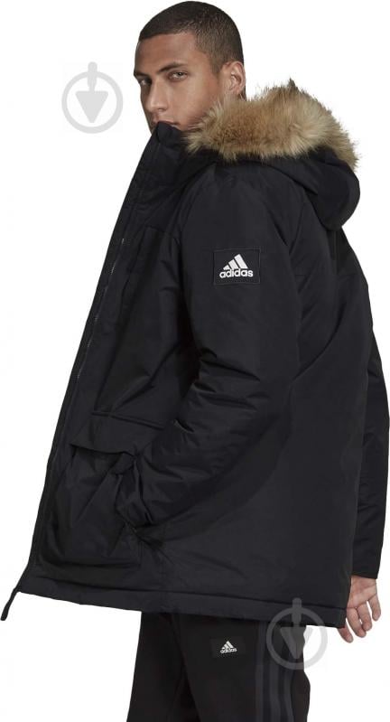 Куртка-парка чоловіча зимова Adidas UTILITAS HO PKA GT1699 р.S чорна - фото 8