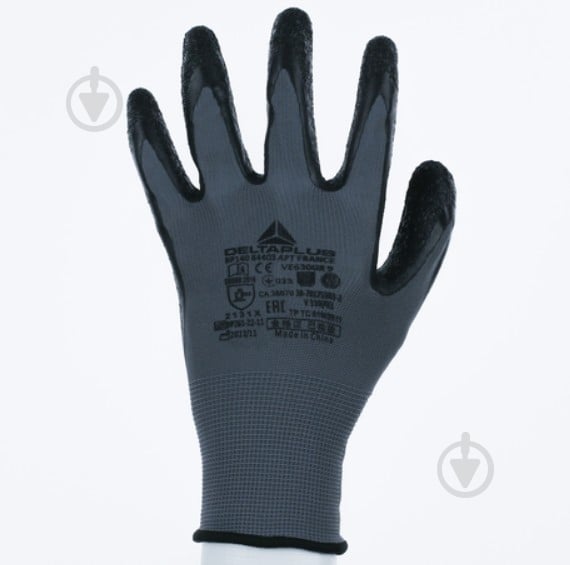 Рукавички Delta Plus з покриттям латекс XL (10) WUAVE630GR10 - фото 3